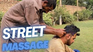 ASMR Bestest Street Head massage| instant pain relief massage | asmr sleep relaxing massage