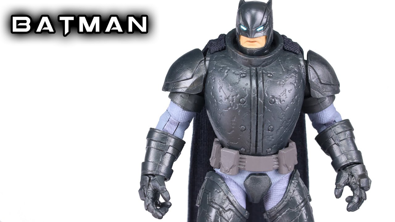 McFarlane Toys ARMORED BATMAN Dark Knight Returns DC Multiverse Action  Figure Review - YouTube