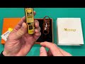 Cigar lighter set with v cigar cutter