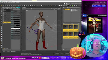 Tuesday – Working on textures for Devil Outfit for Use in Daz Studio