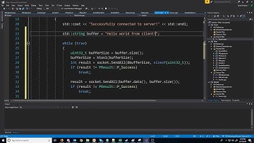 C++ Blocking Sockets Networking [Winsock] Tutorial 13: Dynamic Packet Size