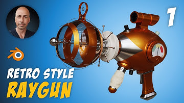 Retro Style Ray Gun - Part 1 - Blender Tutorial For All Levels