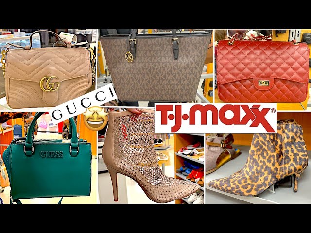 TJ MAXX SHOP WITH ME 2022  GUCCI PURSE!! RUNWAY, DESIGNER HANDBAGS, SHOES,  BEAUTY, MAKEUP 