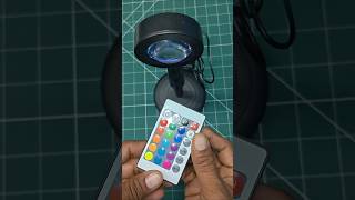 sunset projection LED lamp #shorts #trending #rajubele #electrical #homemade #viral #led #project