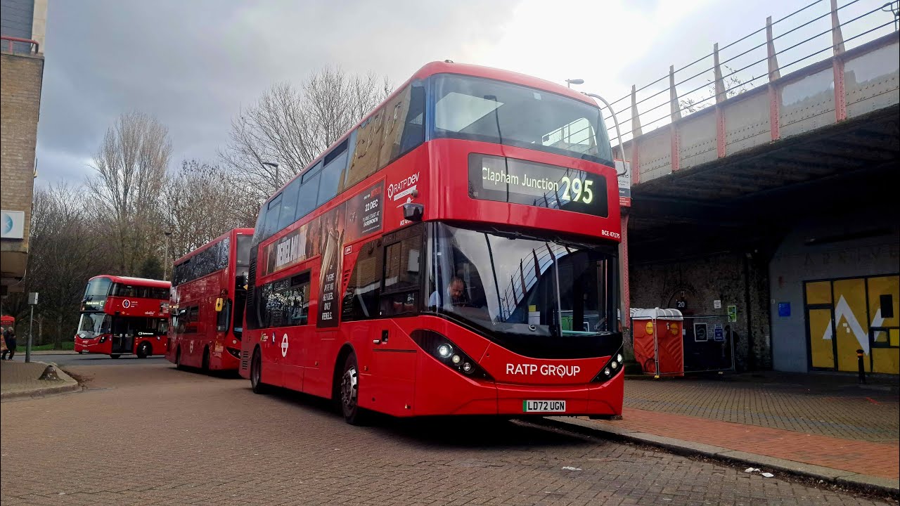 FULL ROUTE VISUAL - Route 295: Clapham Junction - Ladbroke Grove Sainsburys - BCE47175 (LG72 UGN)