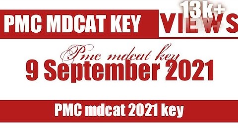 9 September pmc mdcat | #mdcat discussion | how to solve mdcat paper