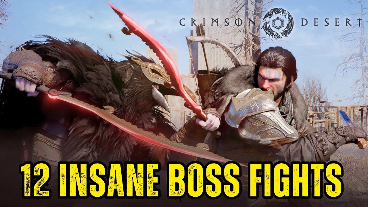 Crimson Desert The 12 Most INSANE Boss Fights - YouTube