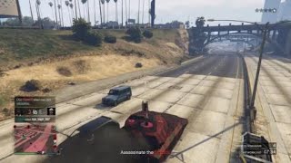 Destroying Buzzard \& Hydra Griefers With A Khanjali - Grand Theft Auto V Online