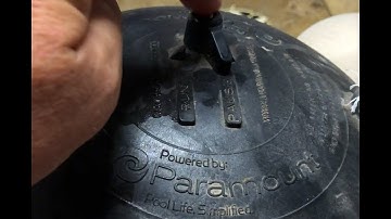 Replacing Paramount infloor valve head. Repair Self cleaning pool Jandy similar in floor not working
