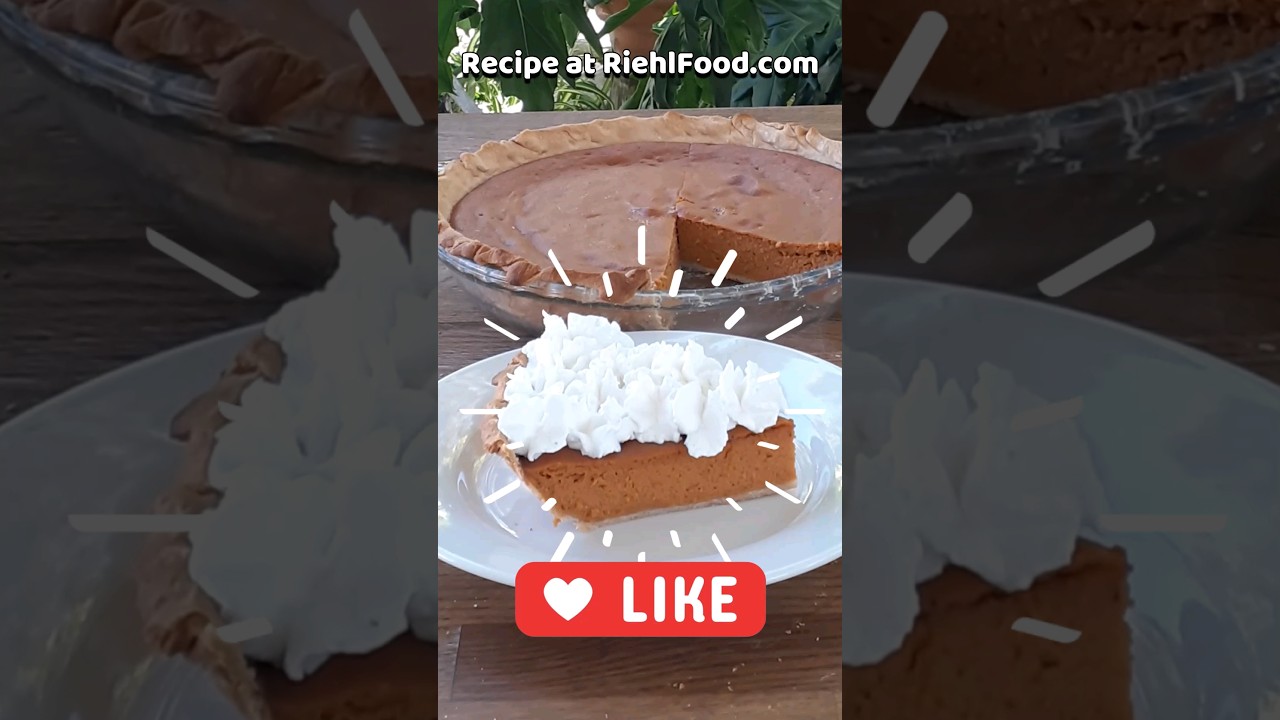 PUMPKIN PIE.                   #pumpkinpie #pumpkinrecipes #pie #pumpkin #shorts