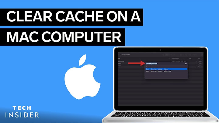 How To Clear The Cache On A Mac Computer