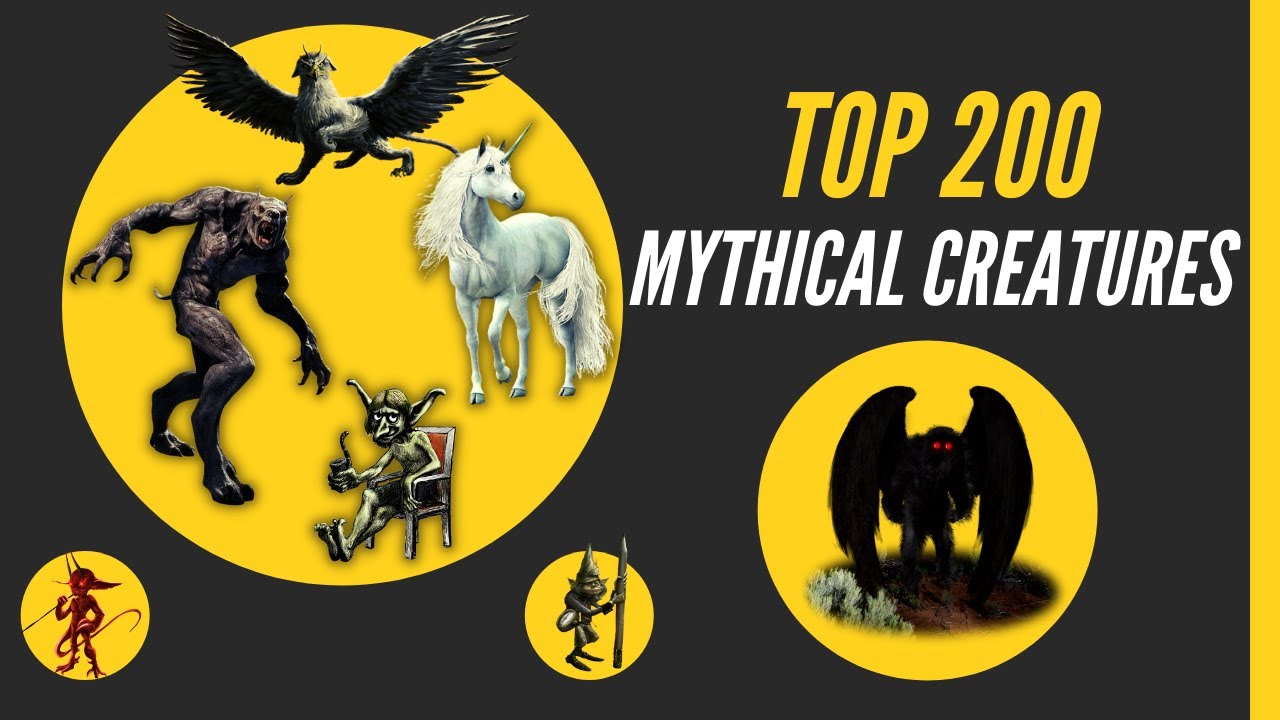 Top 200 Mythical Creatures and Monsters from Around the World - Win Big ...