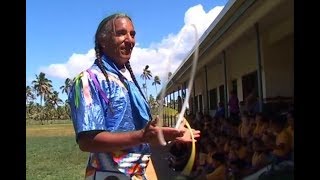 Native American Kevin Locke Hoop Dancing at Ocean of Light School