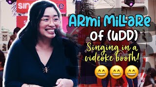 Armi Millare singing Luna in a videoke (live)