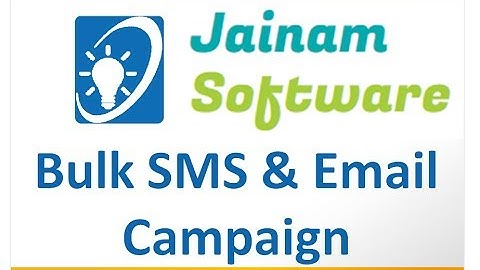 Customer Bulk SMS Software by Jainam Software