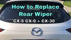 How to Replace a Rear Windshield Wiper Blade on 2018 Mazda CX-5