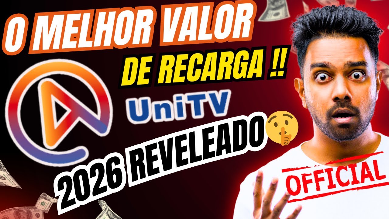 RECARGA UNITV 2026 - Unitv recarga ! Como comprar recarga Unitv ? melhor site de recarga unitv PRO !