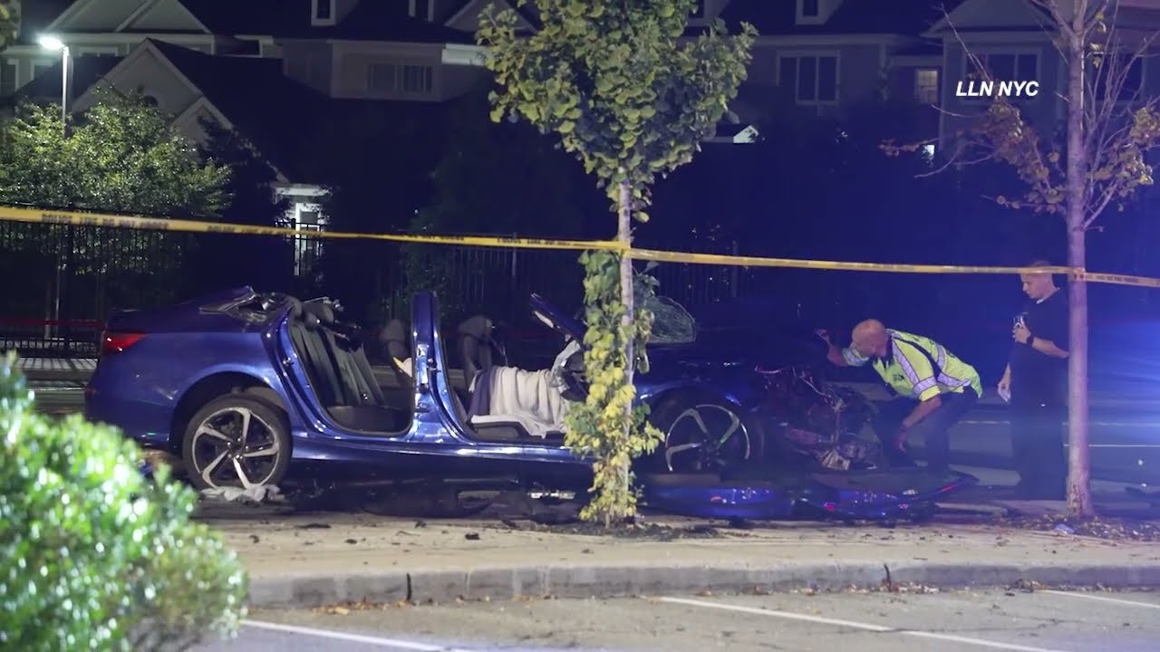 Double Fatal 2-Car Crash @ New Jersey - YouTube