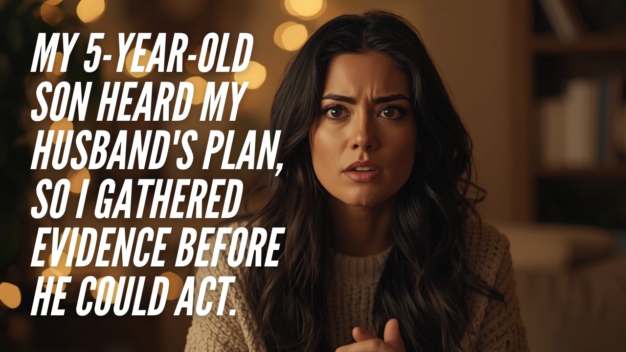 My 5-Year-Old Son Heard My Husband's Plan, So I Gathered Evidence Before He Could Act.