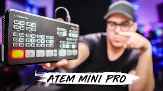 ATEM Mini Pro  Switcher para Streaming y Grabación
