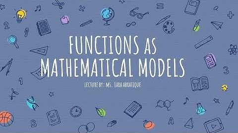 Functions as Mathematical Models (1) (Direct, Inverse and Joint Variation)