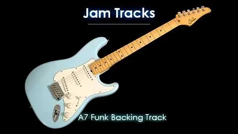 Mixolydian Funk Backing Track (A7)