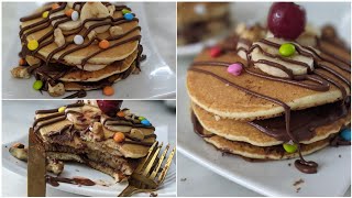 اسهل وصفة بان كيك بمكونات بسيطة و سريع التحضير pancakes ?