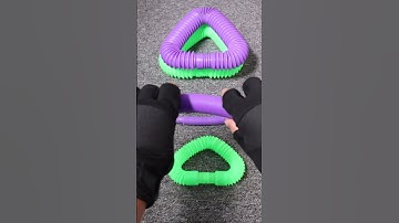 Green Purple Pop Tubes ASMR Sounds #poptubes #toys #poptubesound #asmr #satisfying  #relax #relaxing