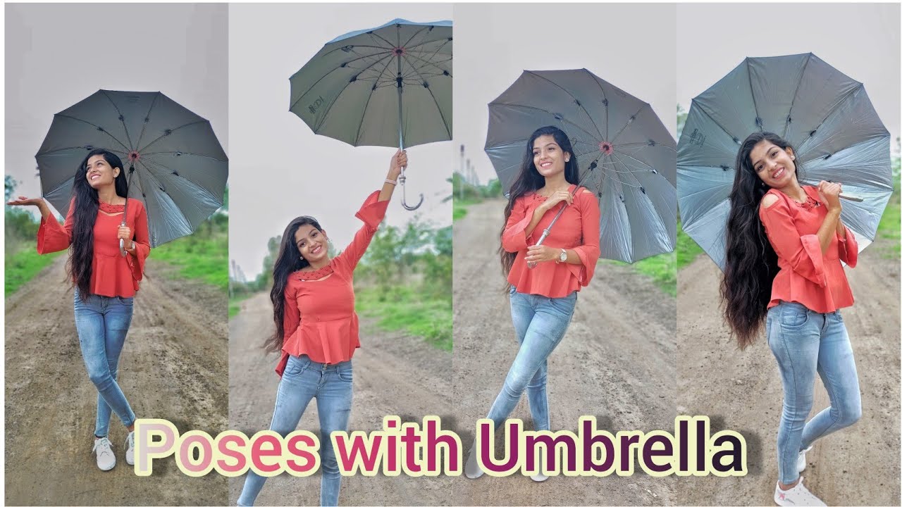 30 Best Female Poses for Successful Photoshoot | Umbrella photoshoot,  Photography poses women, Female poses