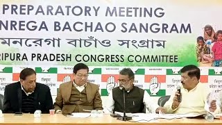 Congress Intensifies "Save MGNREGA" Campaign; High-Level Strategy Meet Held at Congress Bhavan