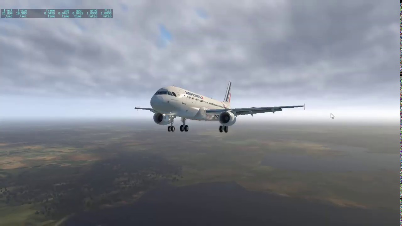 Xplane 11Landing Nantes FFA320 xEnviro 1.13