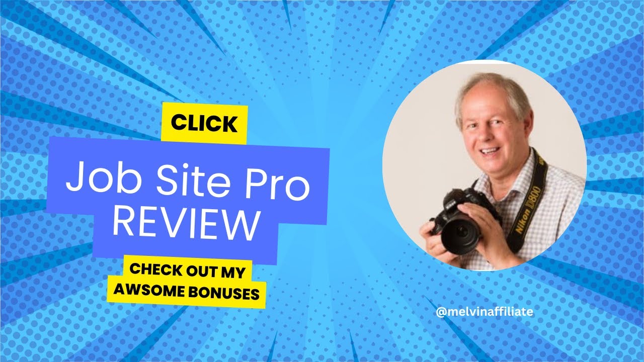 Job Site Pro Review plus FOUR bonuses to make it work Faster.