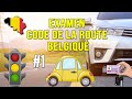 Permis de conduire thorique belgique 2023  50 questions  examen code de la route test 1