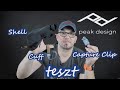 Peak Design Capture Clip V3, Shell és Cuff túrateszt #PeakDesign