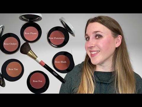 Video HERMES ROSE BLUSH SWATCHES | Part 1: 6 Shades Demo - youtube