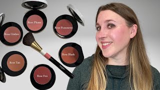 HERMES ROSE BLUSH SWATCHES | Part 1: 6 Shades + Demo