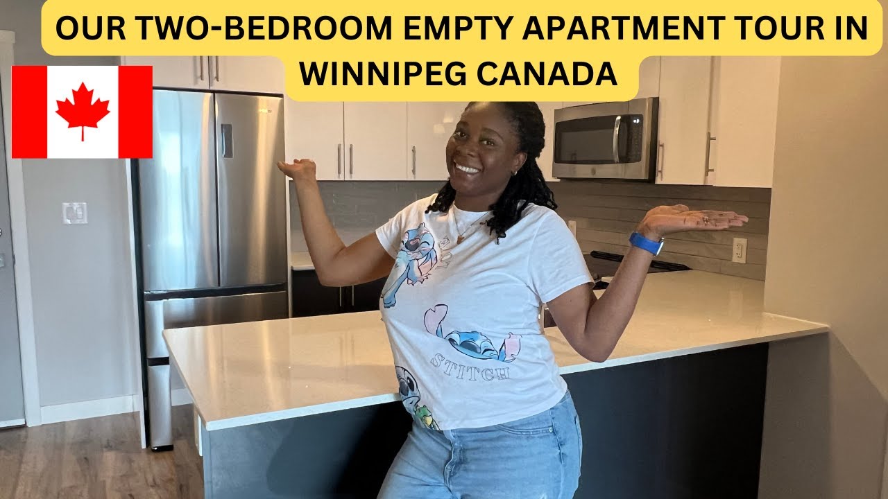 TWO BEDROOM EMPTY APARTMENT TOUR IN WINNIPEG CANADA 🇨🇦 | COST ETC..