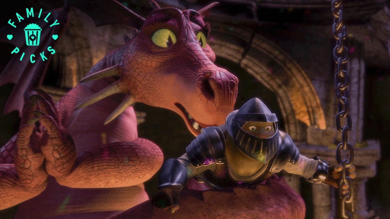 Shrek Fights the Dragon to Save Princess Fiona | Shrek