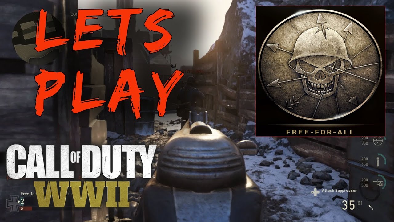 WWII Free For All Gameplay Xbox One WWII YouTube