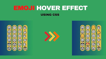 HOW TO CREATE SMILEY EMOJI HOVER EFFECT USING CSS AND HTML || GRAYSCALE HOVER ||
