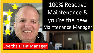 100% Reactive Maintenance & you