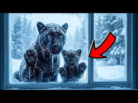 A mother panther and her cub begged for help in -40°C. The ending brought TEARS!