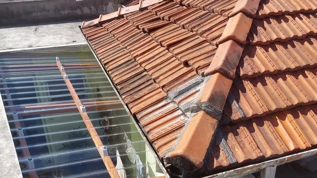 finalização da obra do telhado transparente só gratidão a Deus 🙌