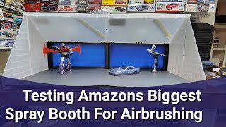 Testing Amazon's Biggest Spray Booth For Airbrushing