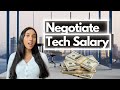 How to Negotiate your TECH salary