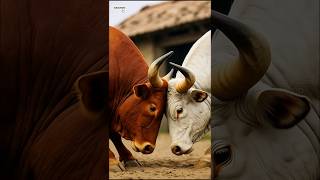 Big Bulls Are Fighting  shorts viral ai hamba bull goru