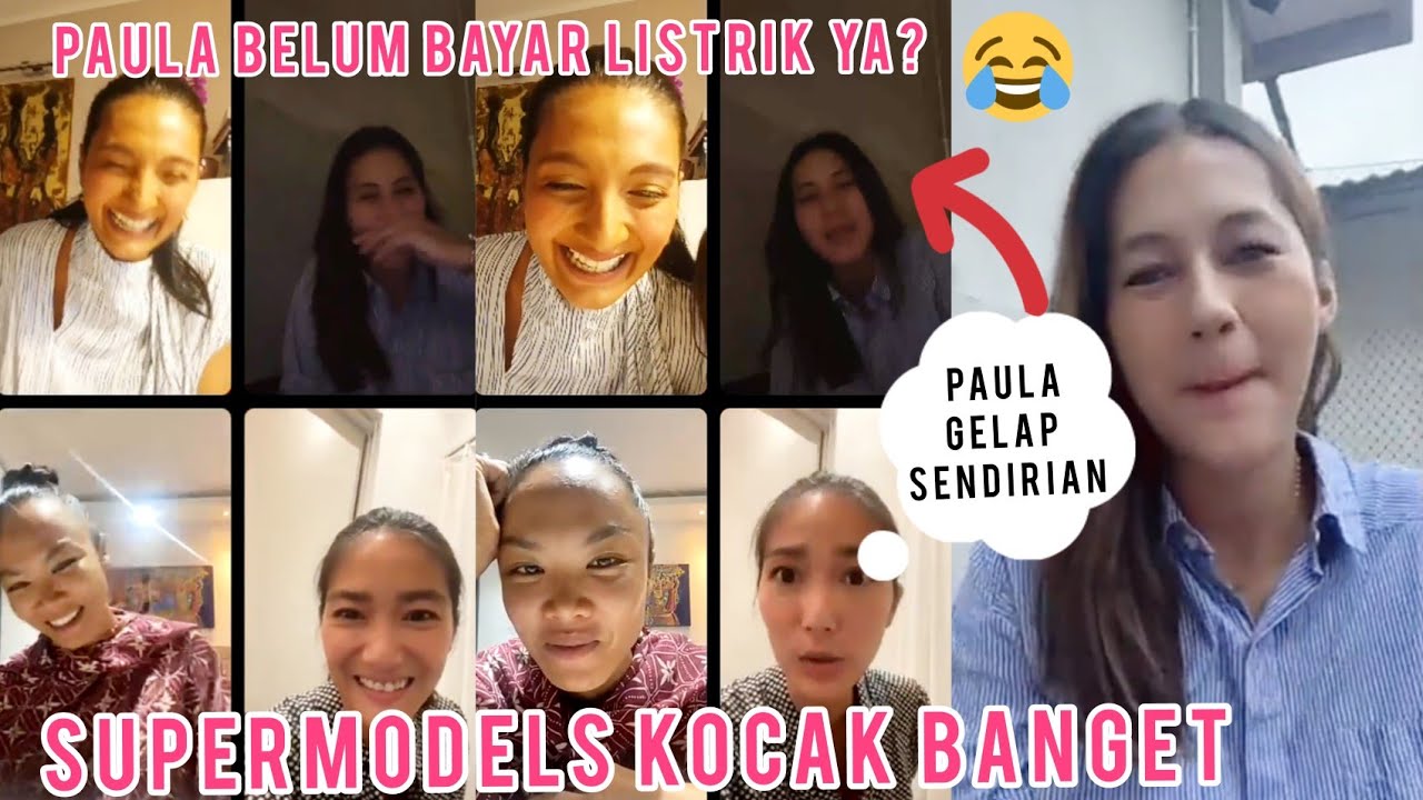 MAMA PAULA DIBERCANDAIN SAMA SUPERMODELS GARA-GARA LAMPUNYA GELAP KOCAK BANGET😁