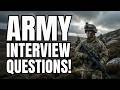 10 BRITISH ARMY INTERVIEW QUESTIONS & ANSWERS! (PASS Your Army Interview!)