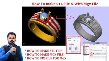 How To Make Stl File How To Make Mgx File Matrix 8 Jewellery Design (Unity Institute Surat)