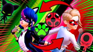 [Miraculous Ladybug MULTIVERSE] EXCHANGED : ShadyCat & Kuro Bug (+ DUET) ShadyBug & Claw Noir